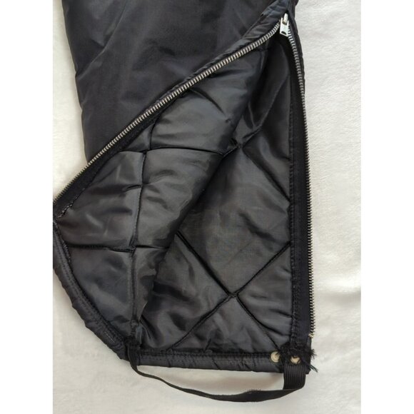 ✅VTG Oshkosh Sportswear Snow Snowmobile Suit Black Belted Talon Zipper Womens M - Picture 8 of 14